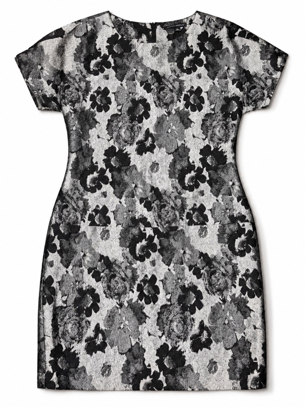 Banana Republic Metallic Floral Cocktail Holiday Party Dress Size 2